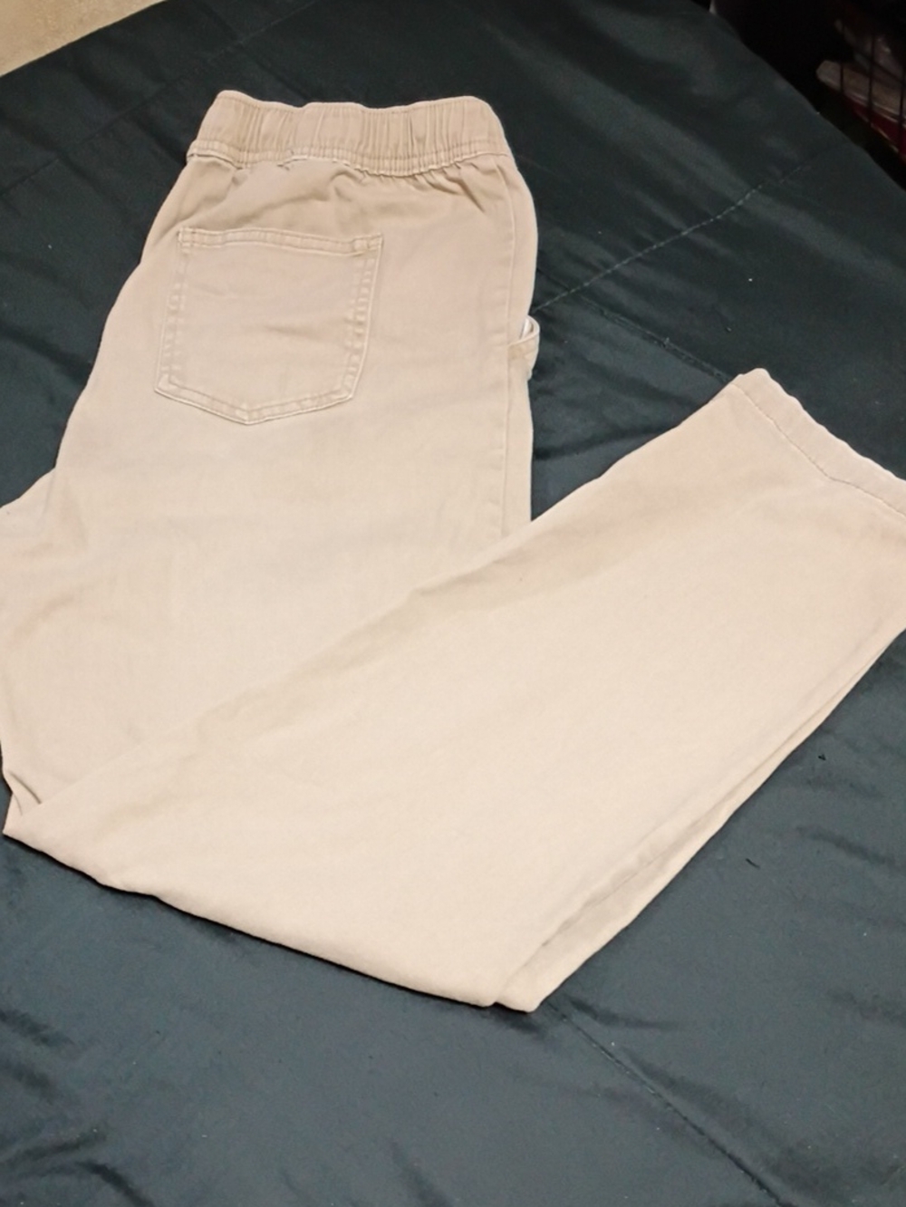 wonder nation Beige Casual Pants with Elastic Waist